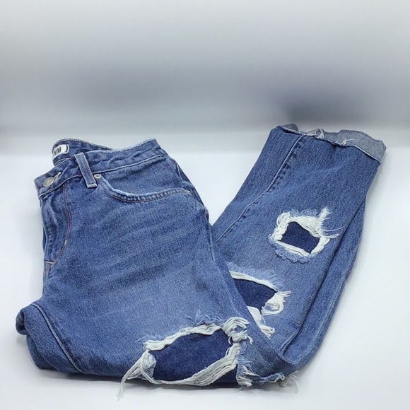 Lovers+Friends Ezra Slim BF Jean Cypress Size 24 - Picture 4 of 14